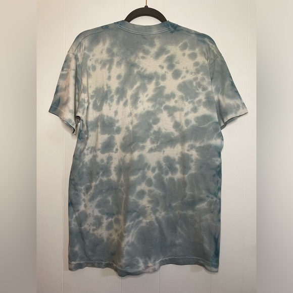 VTG 1989 John Lennon Lyric T Shirt Large Tie Dye Peacetime Graphics - Picture 2 of 9